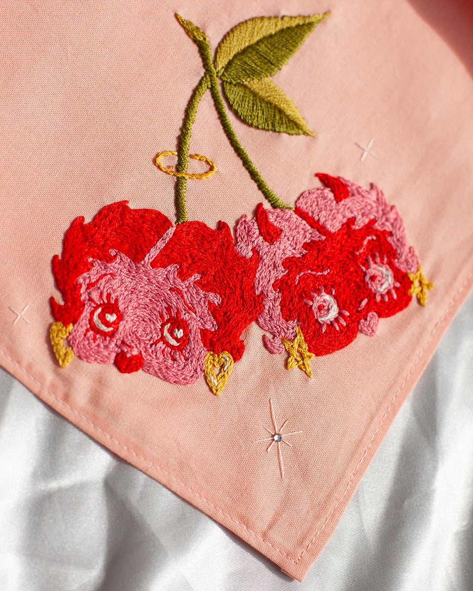 Betty Boop Cherries Ready to Customize Bandana