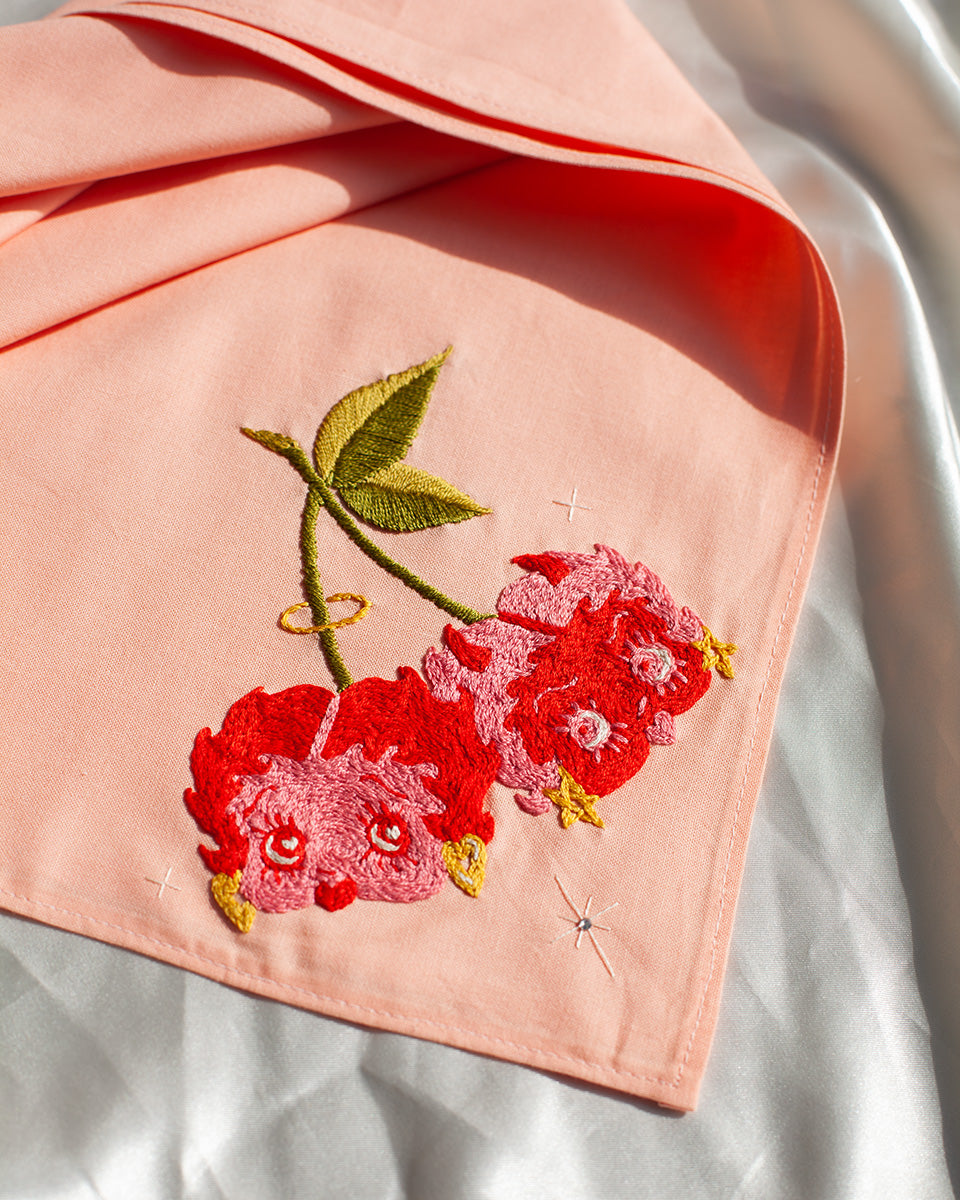 Betty Boop Cherries Ready to Customize Bandana